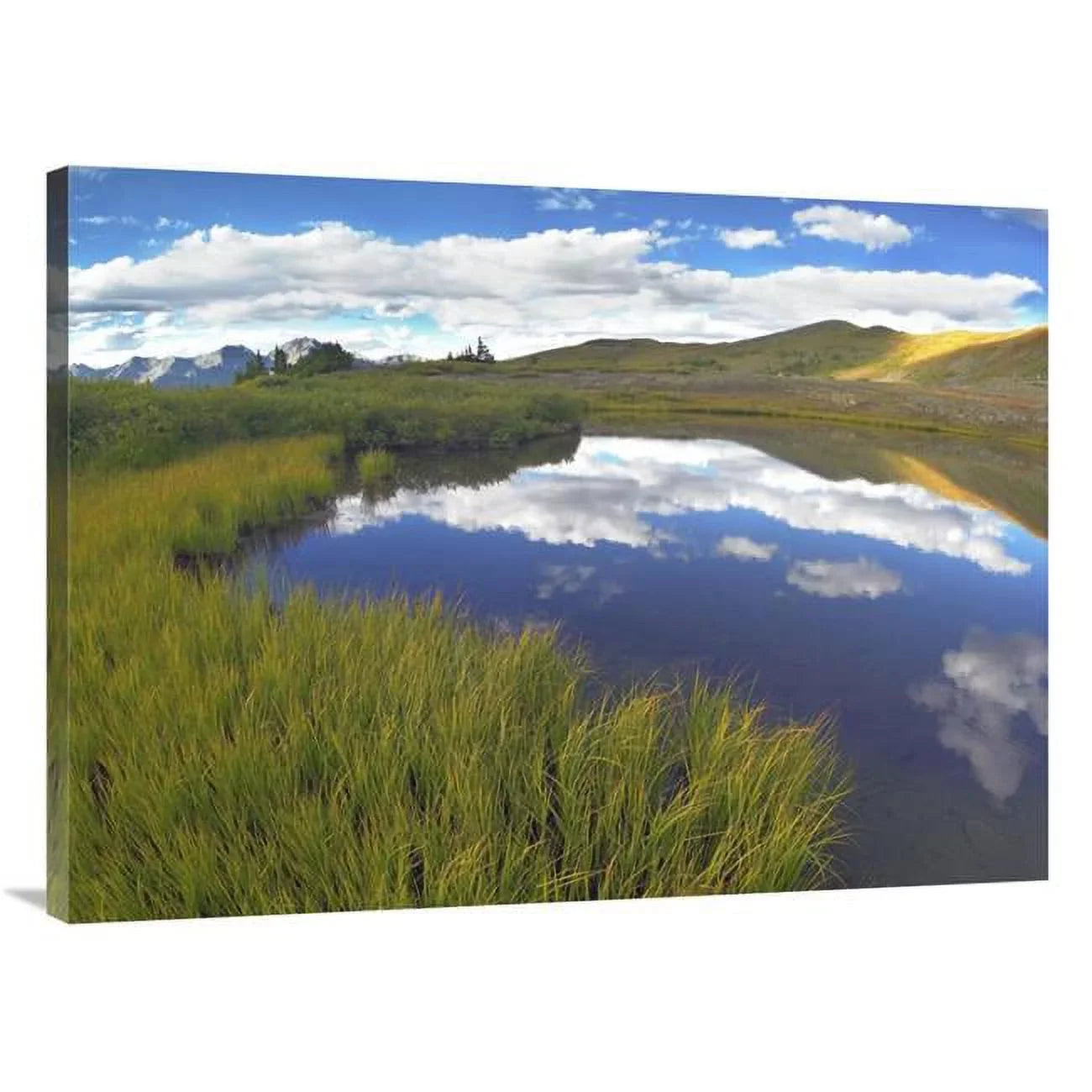 30 x 40 in. Clouds Reflected in Liquid at Cottonwood Pass, Rocky Mountains, Colorado Art Print - Tim Fitzharris