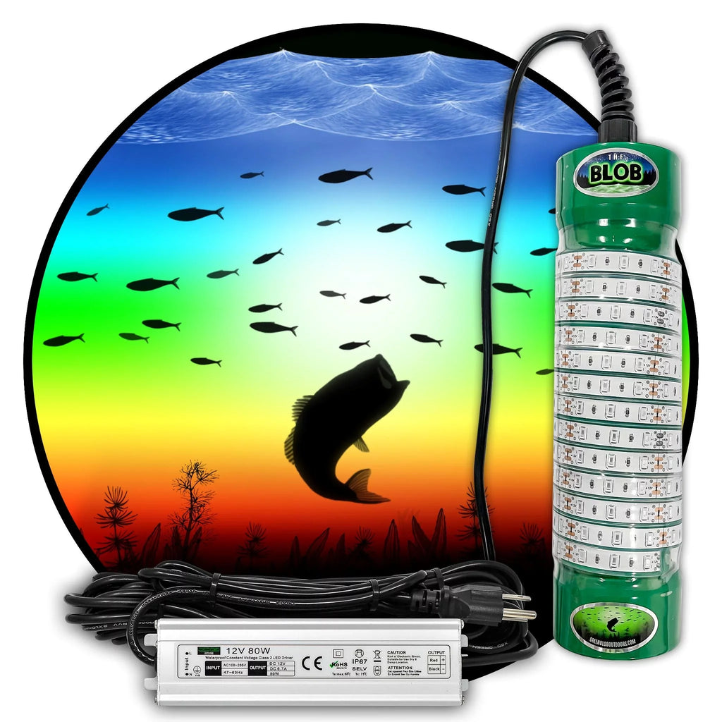 Multi-Color Color Changing LED Dock-7500 Fluid Fishing Light with Remote Control