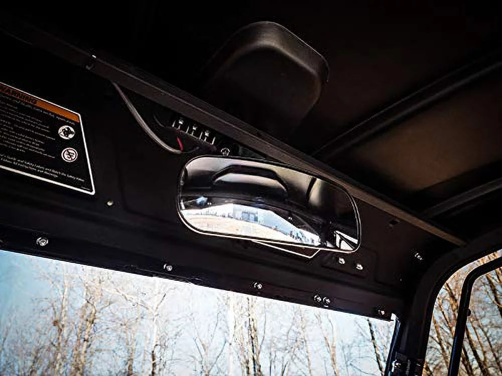 SuperATV UTV Rear View Mirror for Can|Am Defender HD 5 / HD 8 / HD 10 / MAX (see fitment)|Fully Adjustable|Can Am Rear View Mirror Measures 10.25" x 4"|Perfect for Work or Play|MIR-CA-DEF-001-02