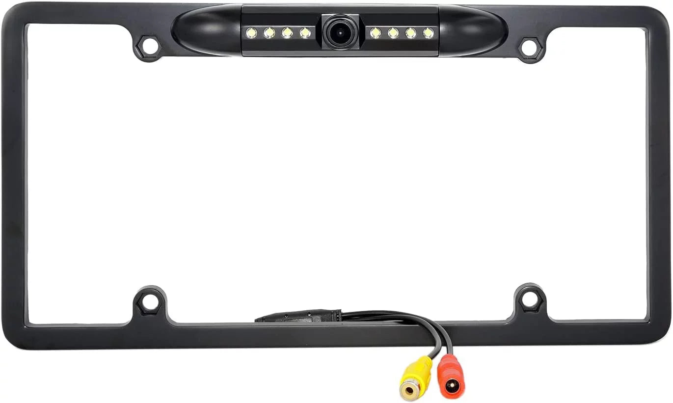 Backup Camera Rearview License Plate Frame for XAV-AX5500 XAVAX5500 Black