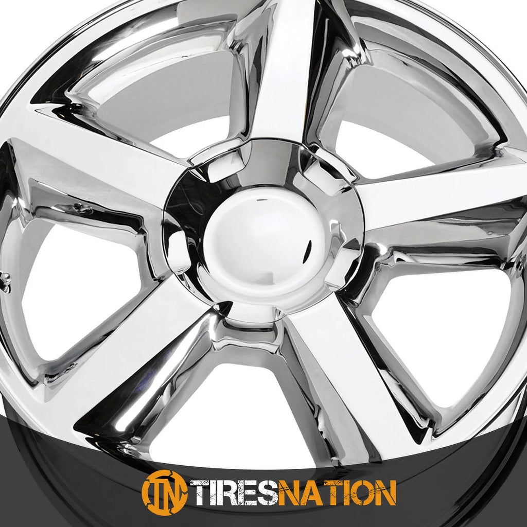 OE Creations Aluminum Rim PR131 20X8.5in Chrome Finish, 131C-285831 2018 Chevrolet Silverado 1500