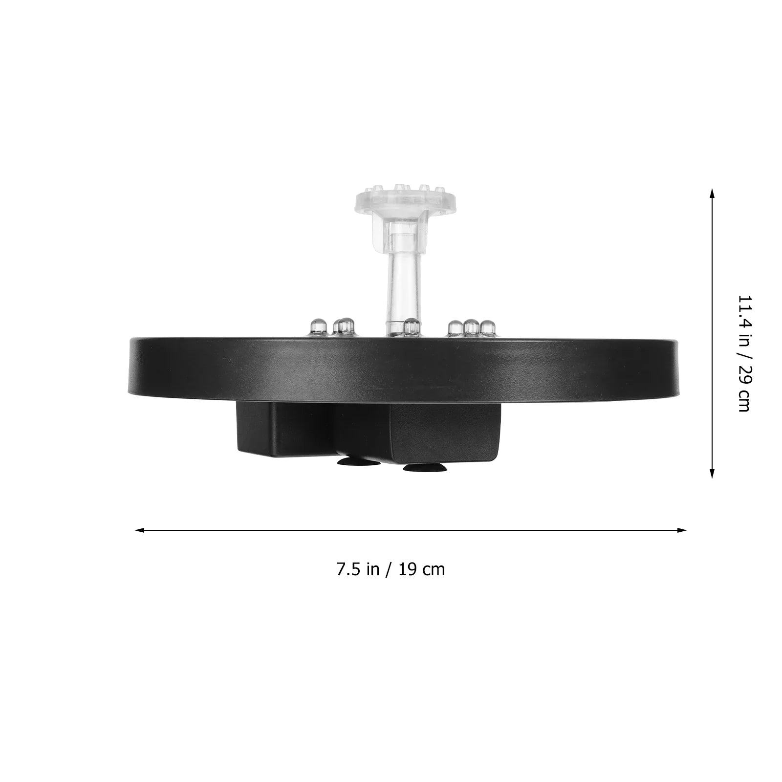 Guichaokj 1 set of Outdoor Solar Fountain Creative Fountain Pond Fountain with LED Light