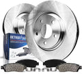 Detroit Axle - Front Brakes Kit for Chevrolet Equinox Impala Malibu Limited Buick Regal LaCrosse GMC Terrain Saab 9-5 Disc Brake Rotors Ceramic Brakes Pads : 12.64'' Rotor