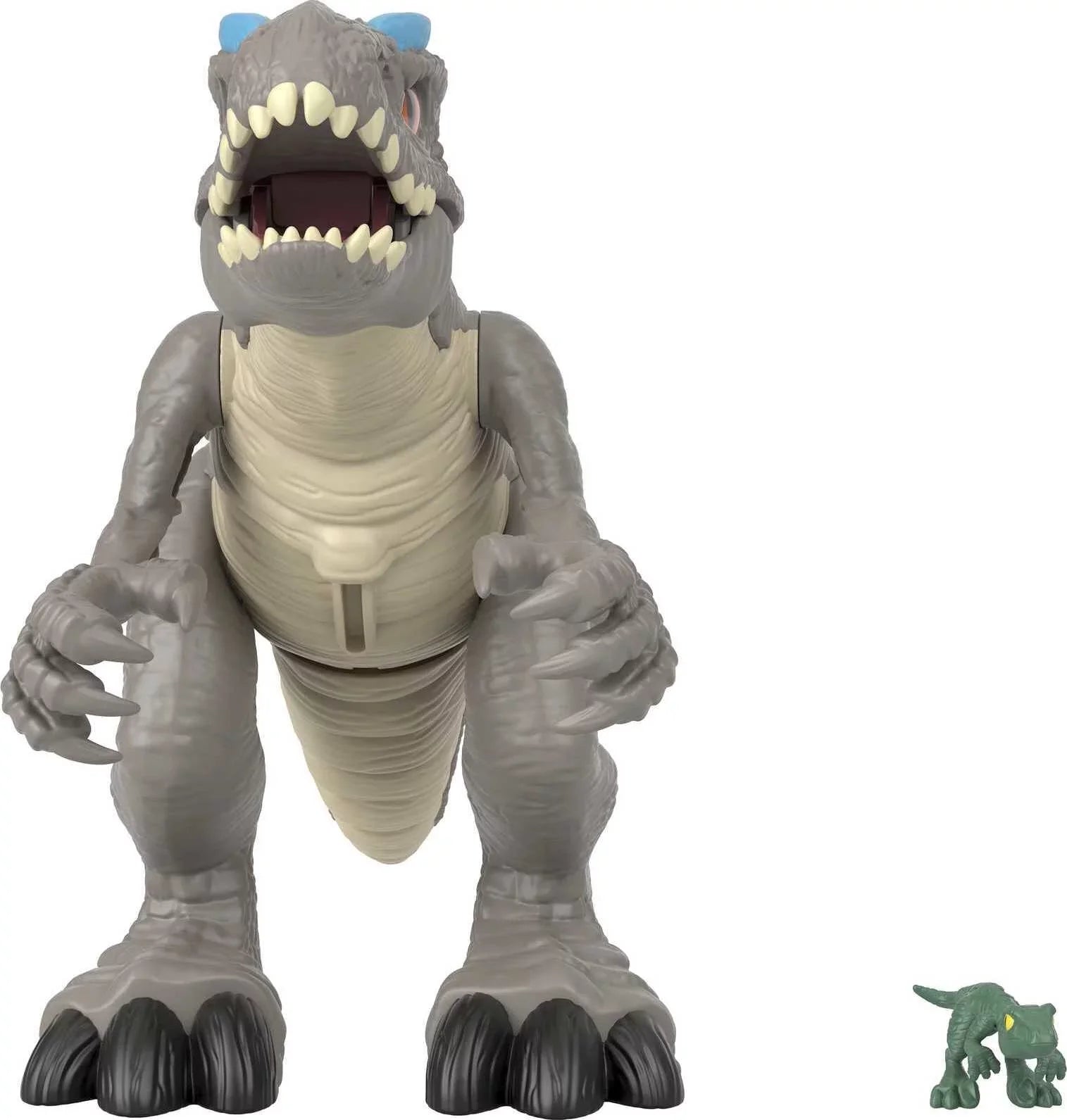 Imaginext Jurassic World Indominus Rex Dinosaur Toy with Thrashing Action for Preschool Child