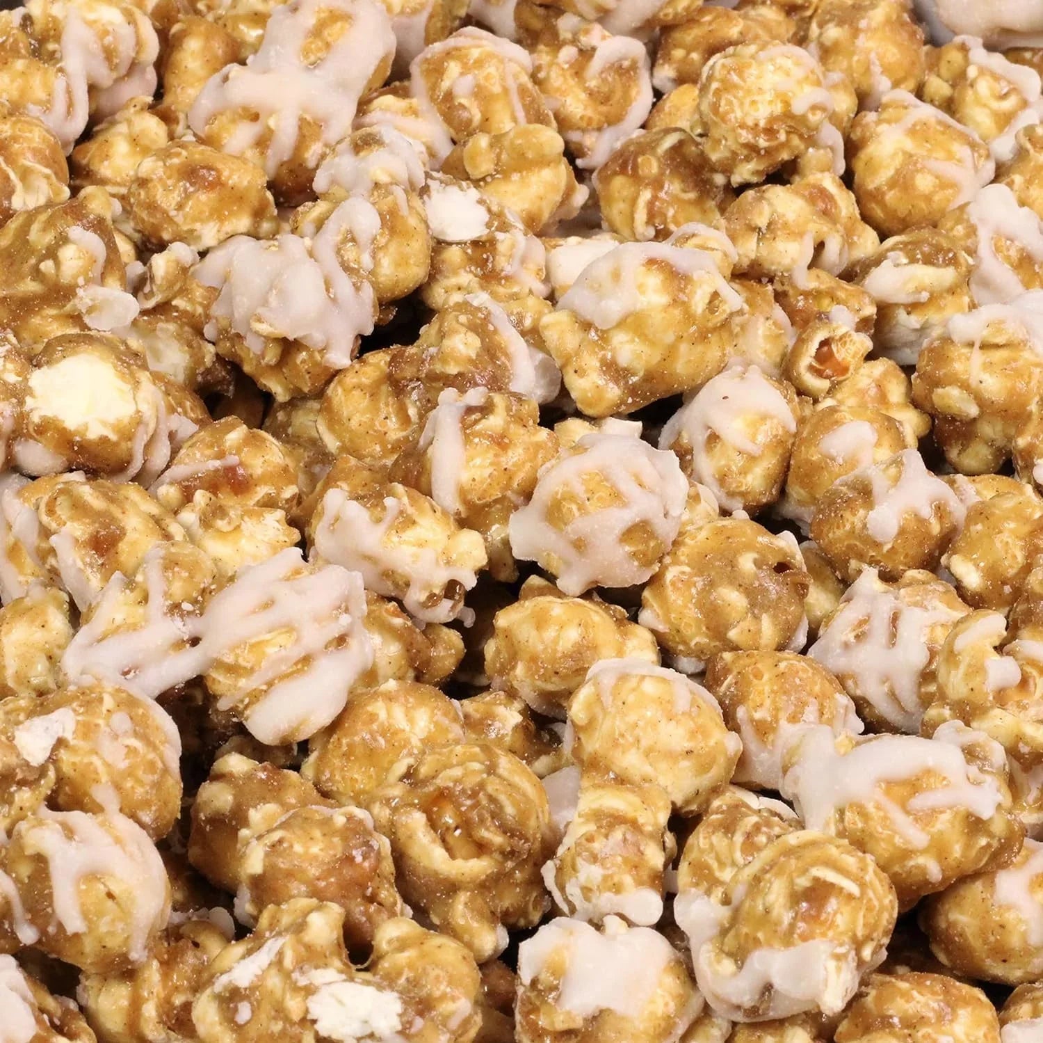 Grmet Cinnamon Swirl Popcorn By Its Delish, 5 Lbs Bulk Bag, – Festive Caramel Air Popped Sweet Crunchy Popcorn With White Glaze Corn Snack, Parties – Gluten Free, Vegan, Kosher