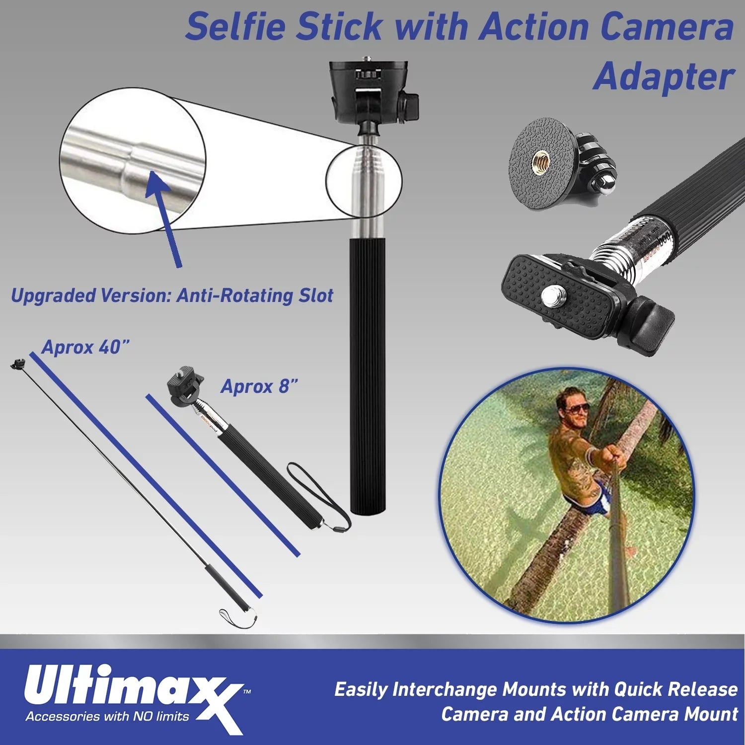 Ultimaxx Advanced Insta360 GO 3 Action Camera Bundle (128GB) - Includes: 1/4” Screw Adapter for Action Cam Mounts, Mini Metal Dolly & More (25pc Bundle)