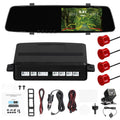 Dazzduo Dash Camera,Dash Camera Rear Dual Camera Dual Camera 4.3 Radars Rear Dual Inch Display Support Reverse Radars Rear 4.3 Inch Monitor 1080P DVR Dash Camera 4.3 Inch 4 Reverse Radars Rear 1080P 4
