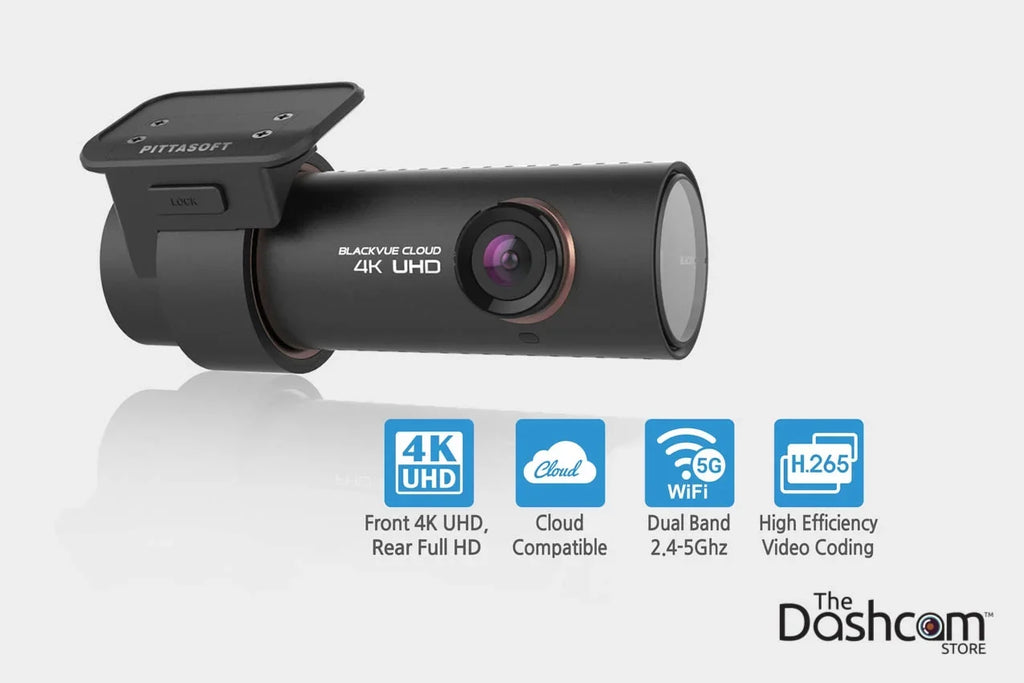 BlackVue DR900S-1CH Single Lens 4K GPS WiFi Cloud-Capable Dashcam w/ 16GB Memory Card