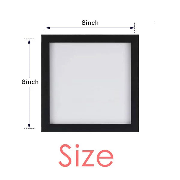 Constellation Virgo Zodiac Sign Black Square Frame Picture Wall Tabletop