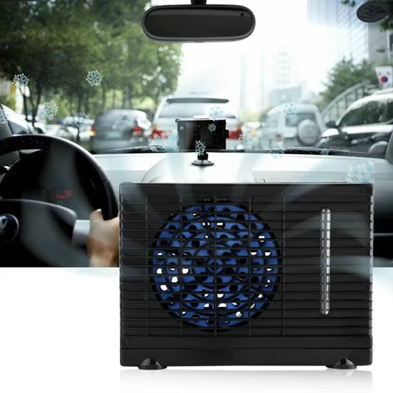 QNFEPKG Car Conditioner Car Condition Portable 12V Car Truck Home Mini Air Conditioner Evaporative Fluid Cooler Fan Evaporative Air Conditioner Car Air Conditione
