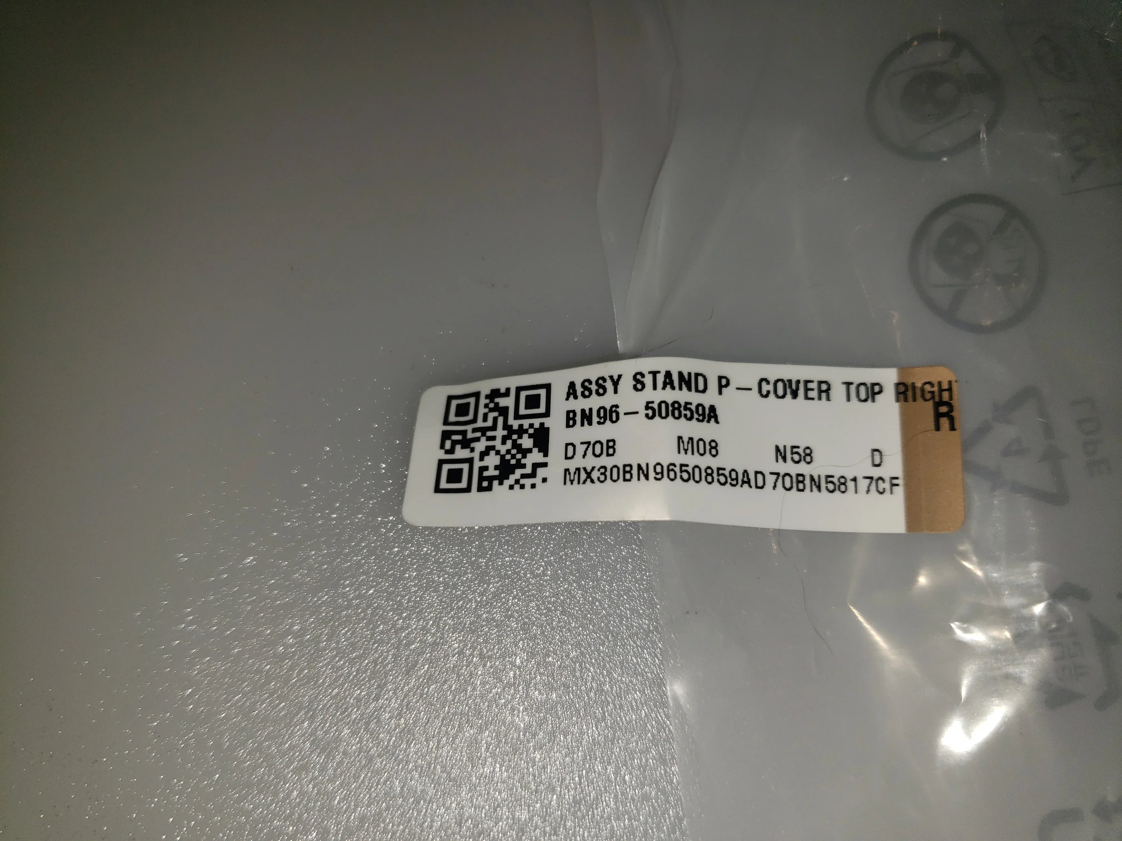 UN50TU7000FXZA, UN55TU7000FXZA, UN58TU7000FXZA Stand / Legs