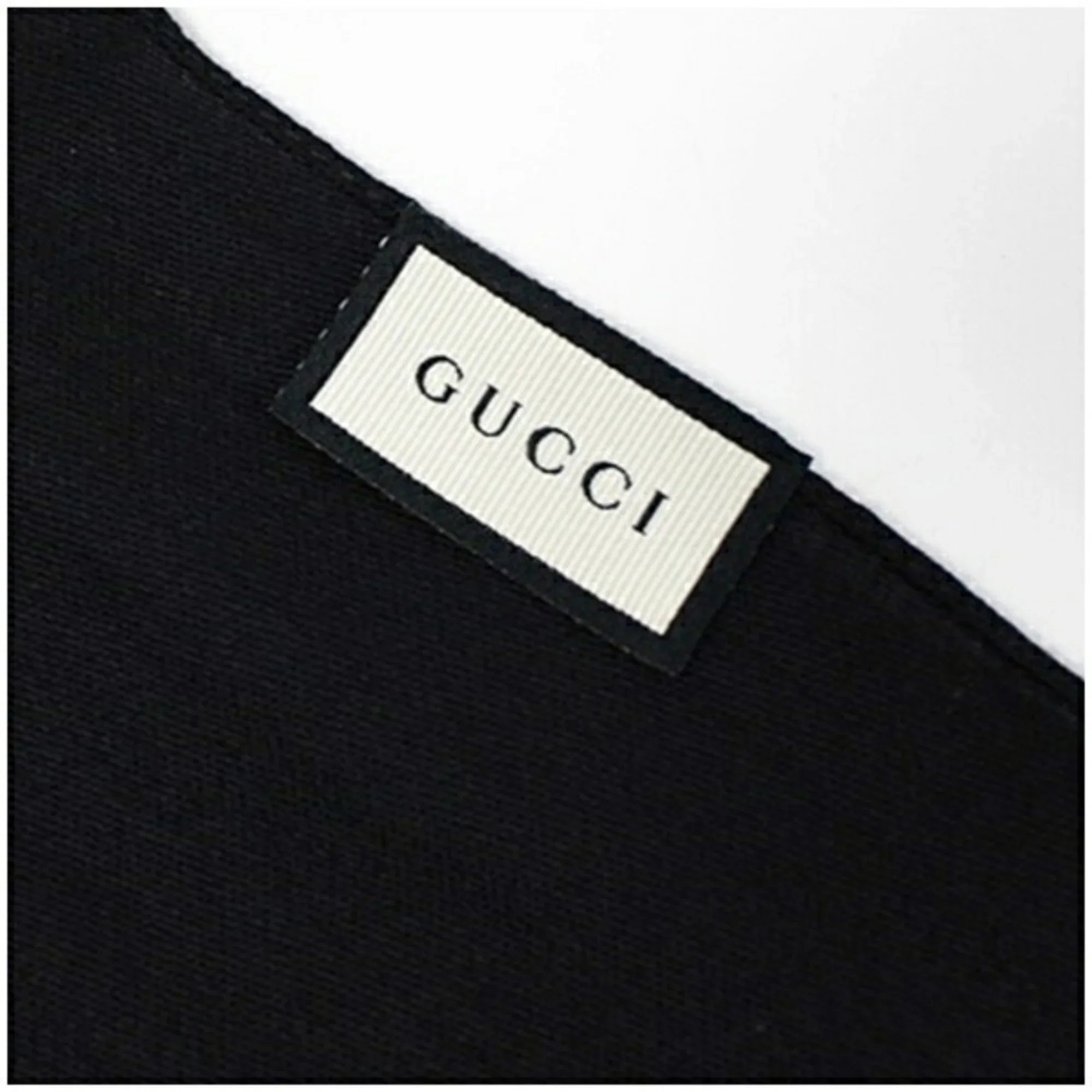 Pre-Owned Gucci Wool x Silk Stole Shawl Rectangular Black GG Pattern 165904 GUCCI Women's (Good)