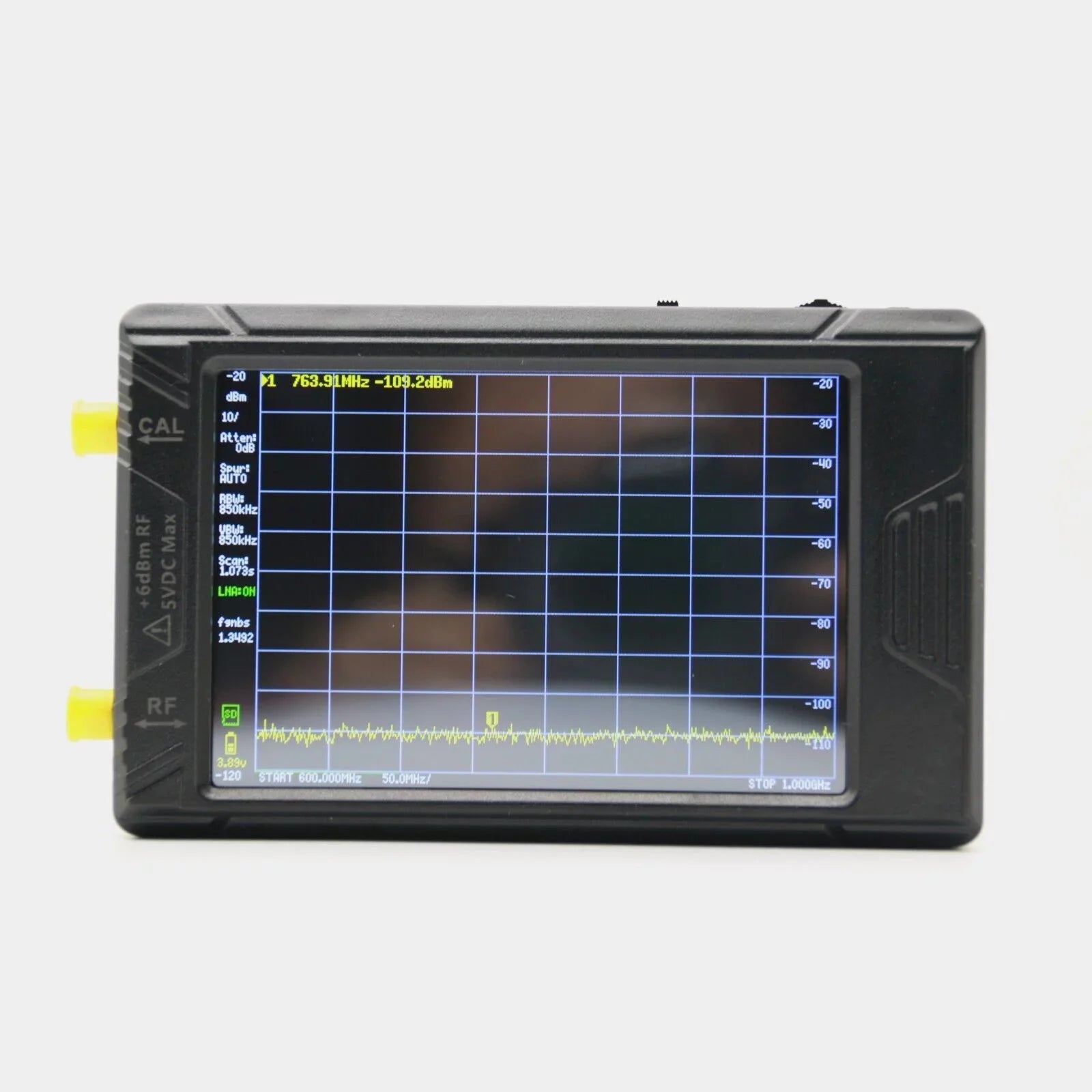 For TinySA ULTRA Handheld Tiny Spectrum Analyzer 4" LCD Touch 100K-5.3GHz