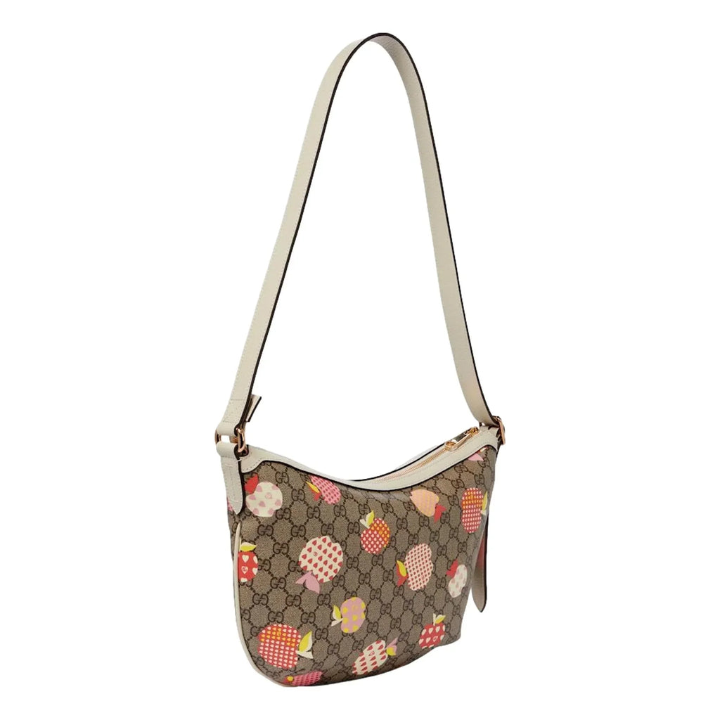 New Gucci Les Pommes GG Supreme Shoulder Bag 598125