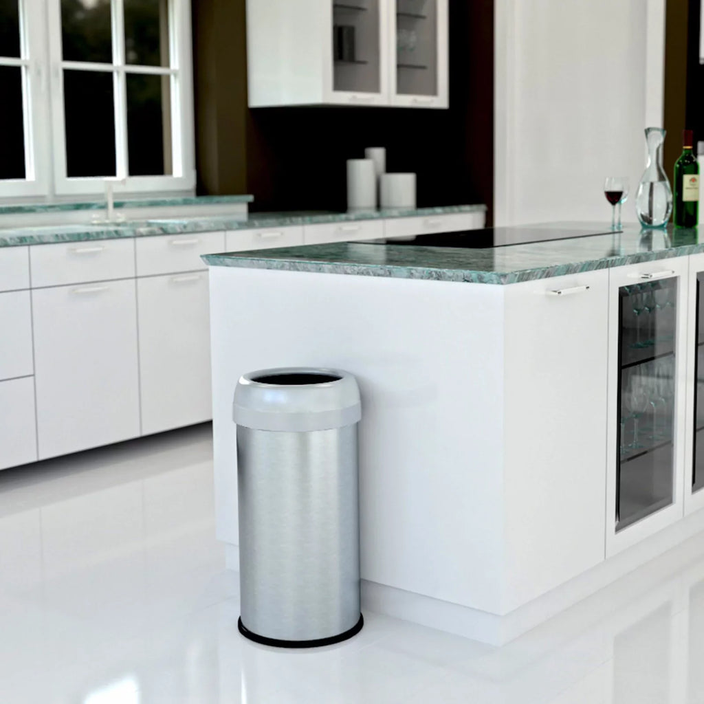 halo Dual Deodorizer Stainless Steel 13 Gallon Trash Can