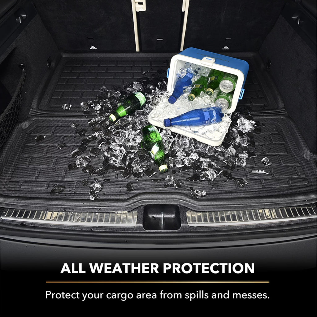 3D MAXpider KAGU Cargo Liner (BLACK) compatible with TOYOTA RAV4 HYBRID 2016-2018 - Cargo Liner