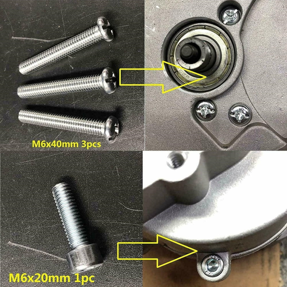 DONSP1986 Motor Bolts, Studs, Screws, Washers Set for 2 Stroke yd100/66cc/80cc Engine Kit Gas Bike