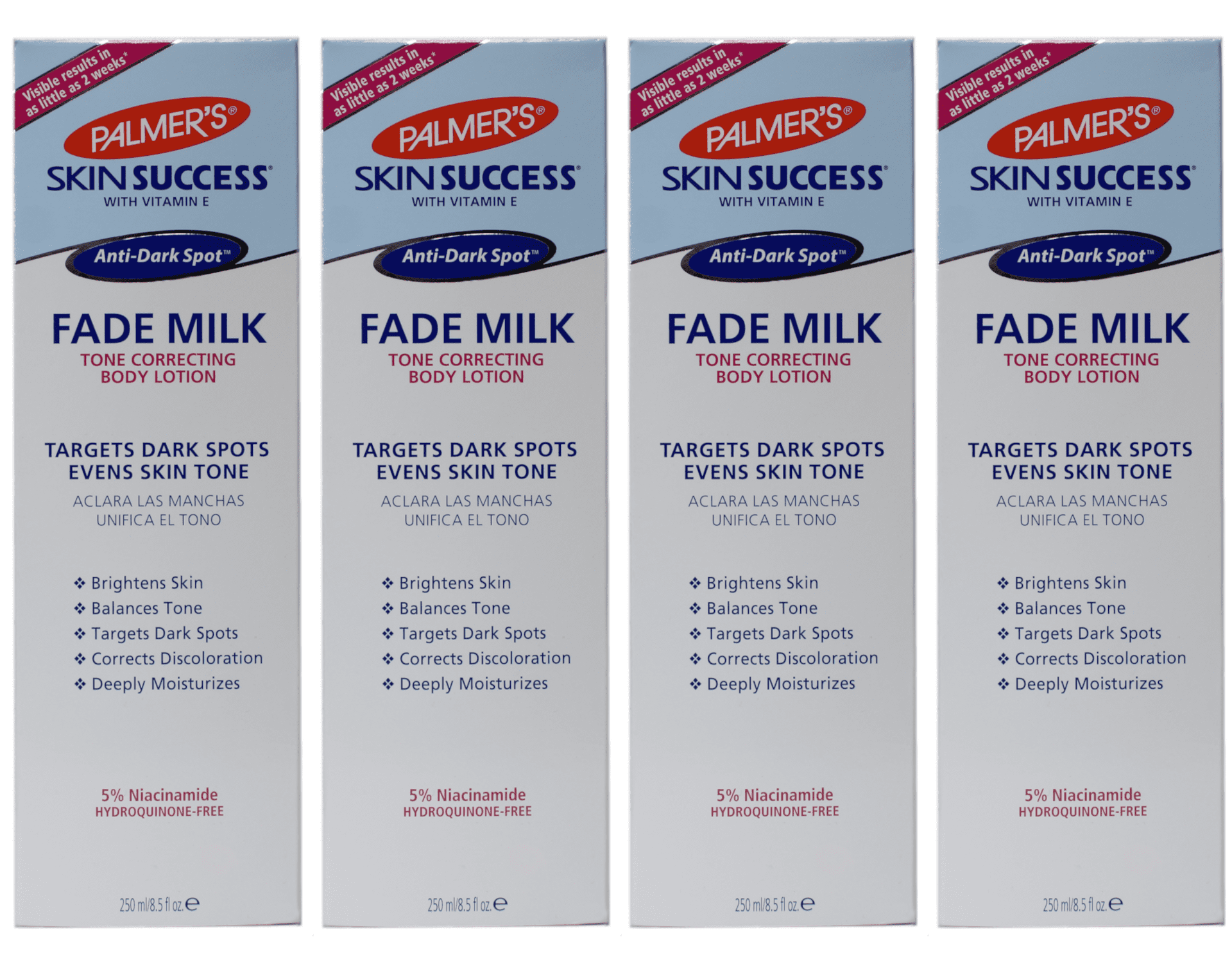 Palmer's Skin Success Anti-Dark Spot Fade Milk Body Lotion 8.5 fl oz Pack of 4