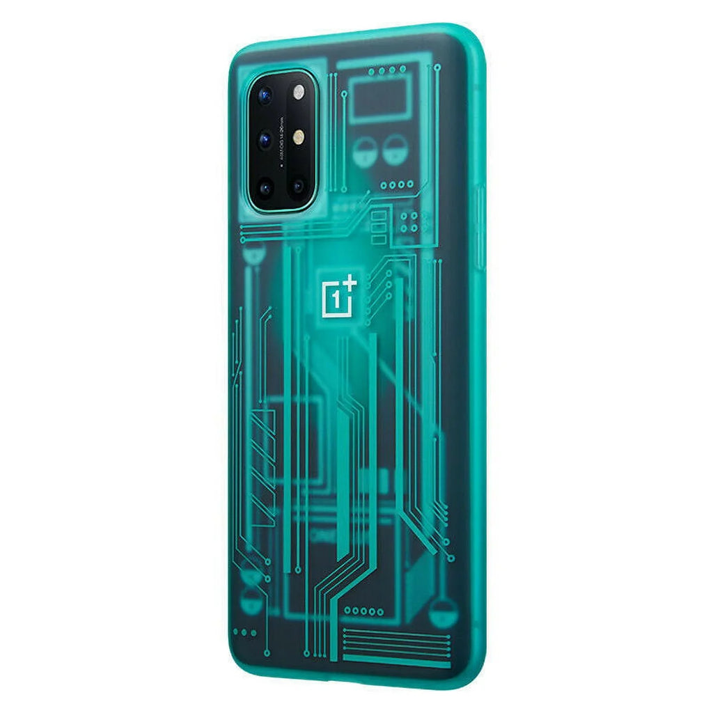 Original OnePlus 8T Quantum Bumper Case Cyborg Cyan