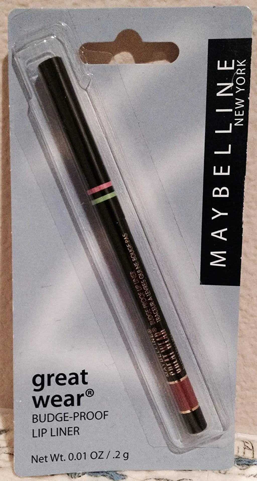 3 Pack Maybelline Great Wear Budge Proof Lip Liner Brick - 1 Pencil.