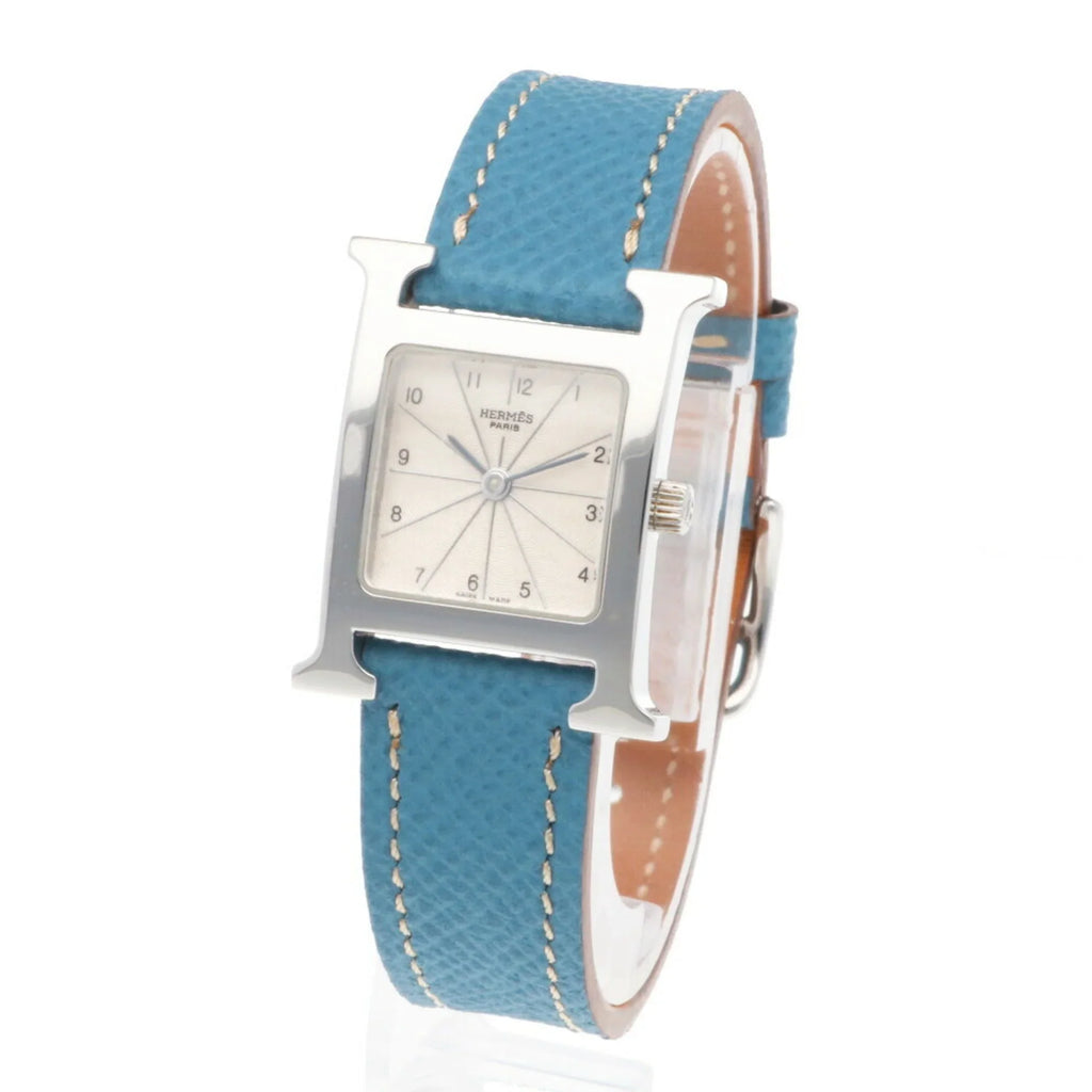 Pre-Owned Hermes H Watch Stainless Steel HH1.210 Quartz Ladies HERMES (Good)