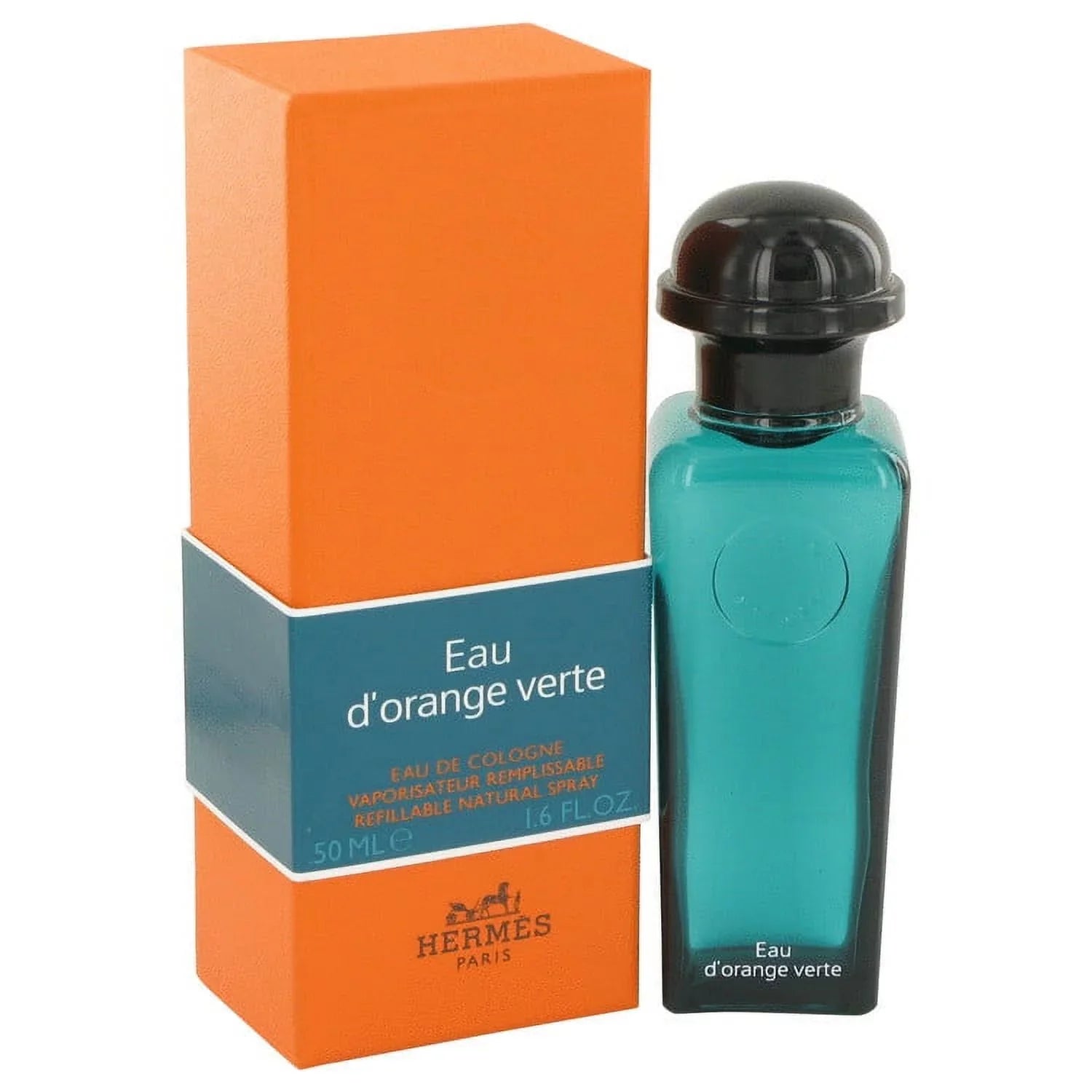 Hermes EAU D'ORANGE VERTE Eau De Cologne Spray Refillable (Unisex) for Men 1.7 oz