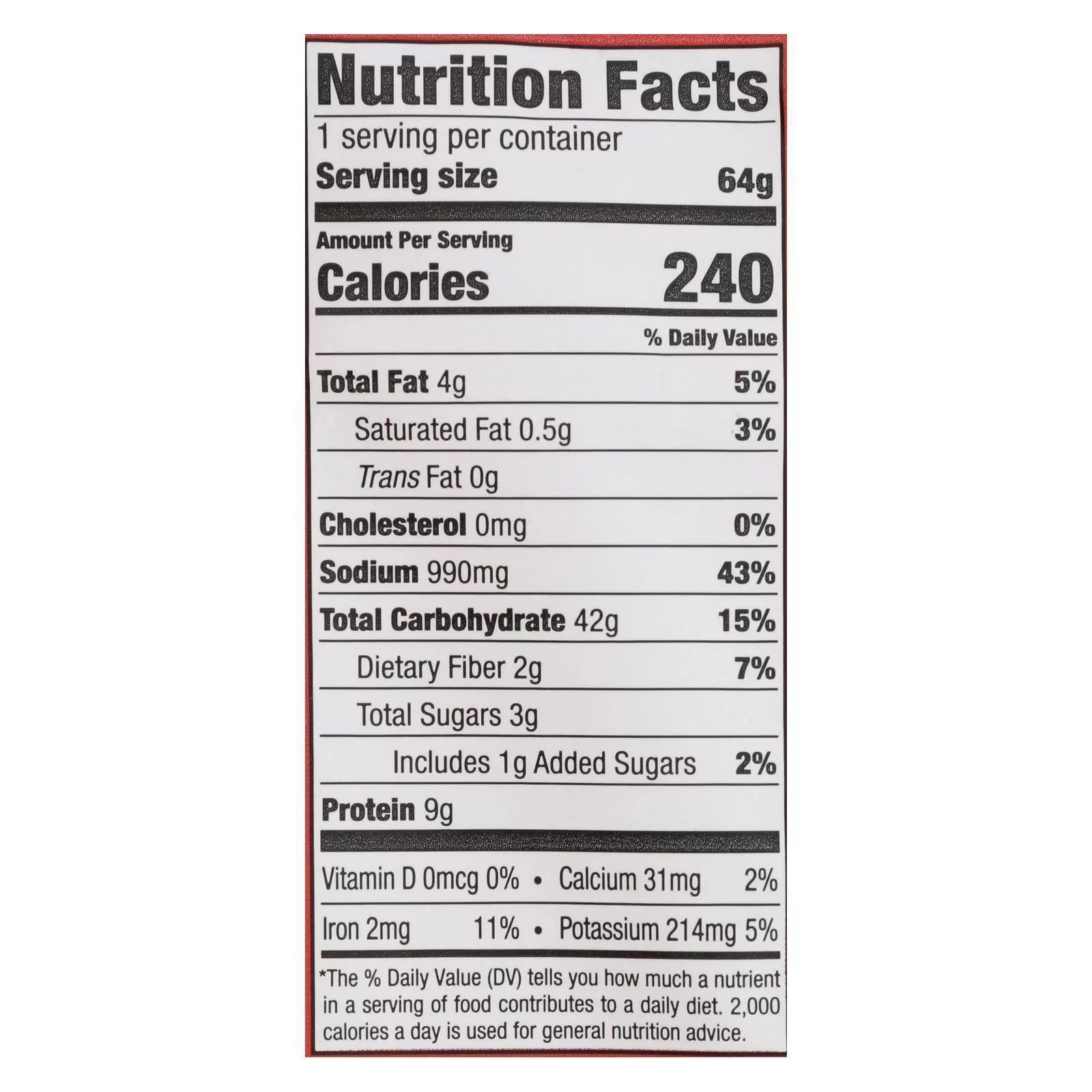 Mike'S Mighty Good Vegetarian Kimchi Ramen Soup, 2.3 Oz, Pack Of 7
