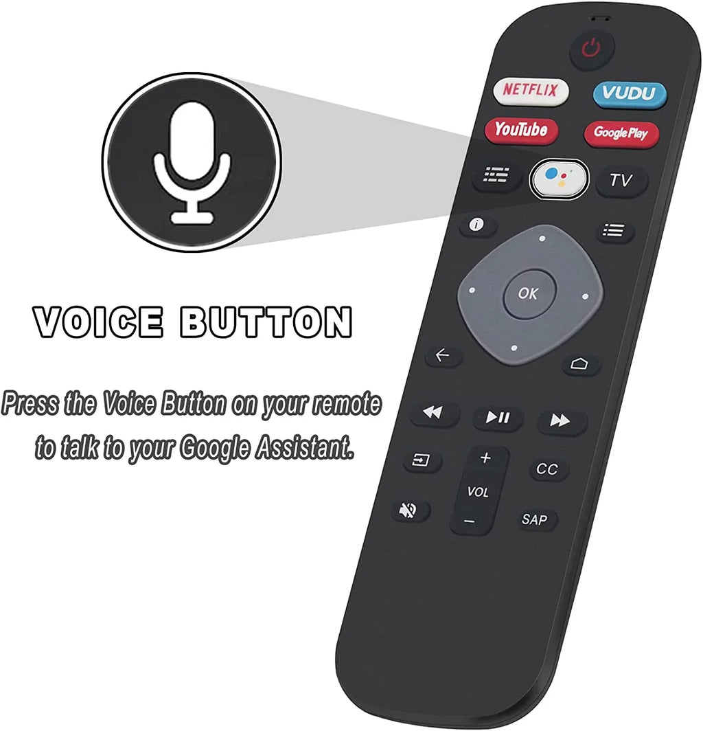 New URMT26RST004 Voice Remote Control Replacement for Philips 5704 Series 5604 Series 5766 Series 5806 Series 5000