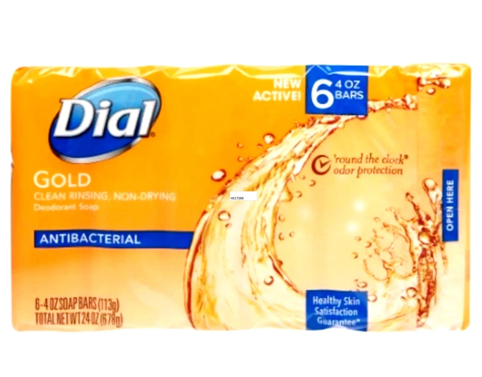 Dial Gold Antibacterial Soap 4 Ounce Bars, 6 Count - Pack of 4