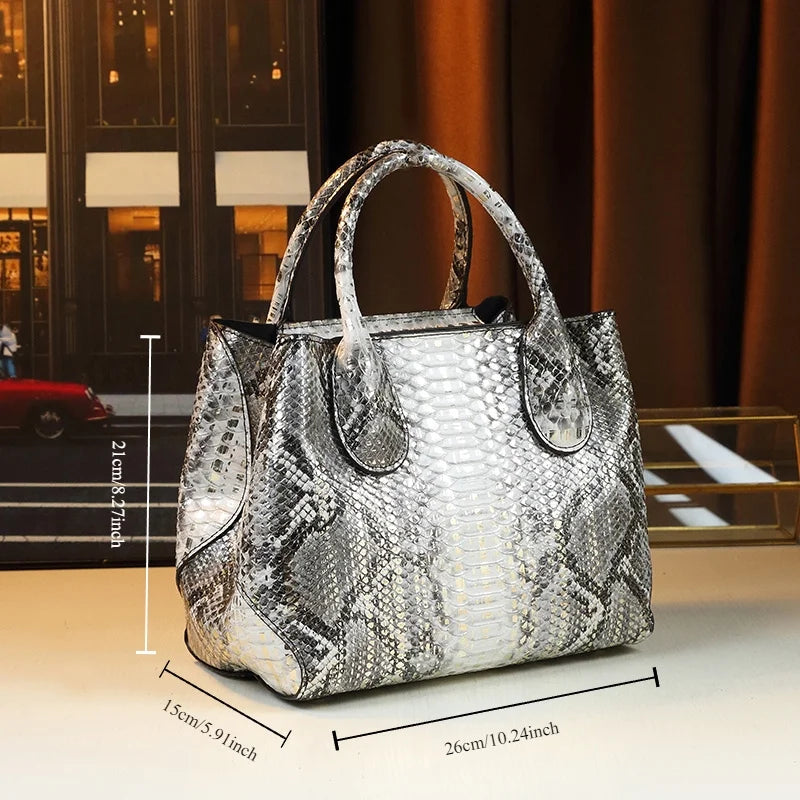 MICHROE PU Leather Handbag For Women 2024 Vintage Style Fashionable Shoulder Crossbody Bucket Bag Versatile Lady‘s Satchel Bag