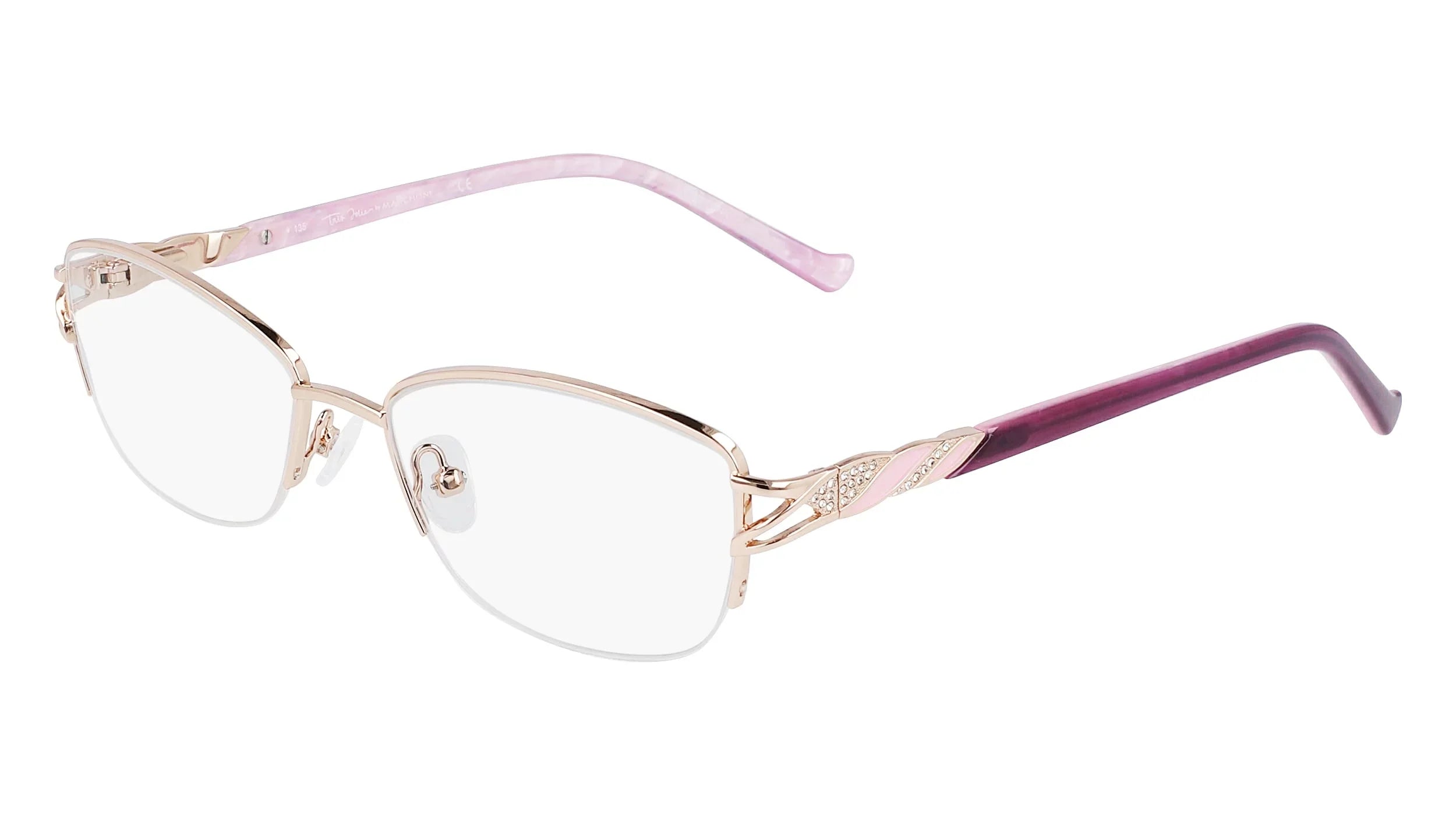 Eyeglasses MARCHON TRES JOLIE 194 770 Rose Gold
