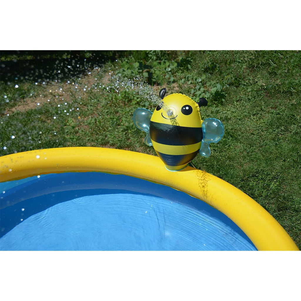 JLeisure 5 Foot Kids Bee Spray Inflatable Outdoor Swimming Pool (2 Pack)