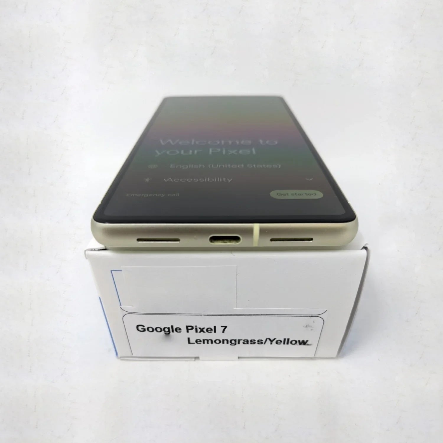 Pre-Owned Google Pixel 7 5G 128GB GQML3 Verizon Unlocked 8GB RAM 50MP Smartphone - Lemon Grass/Yellow (Good)