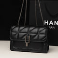 MICHROE Quilted Crossbody Women‘s Bag PU Leather Chic Lightweight Luxury Argyle Pattern Shoulder Purse With Chain Strap