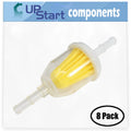 8-Pack AM116304 Fuel Filter Replacement for Kohler MV18-58543 Magnum Series - Compatible with GY20709 Fuel Filter