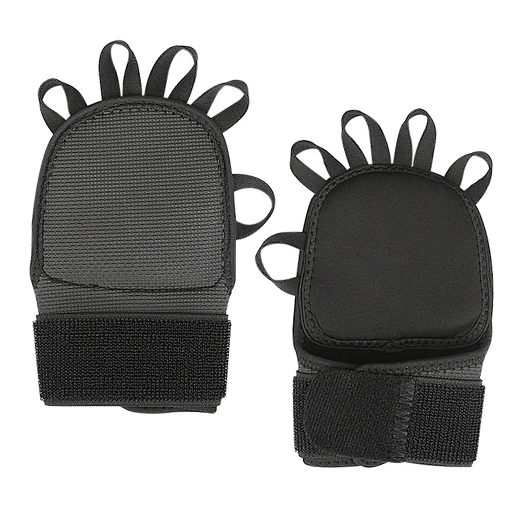 kesoto 4xGymnastics Hand Grips Power Lifting Grips for Shrugs Deadlifting Kettlebells