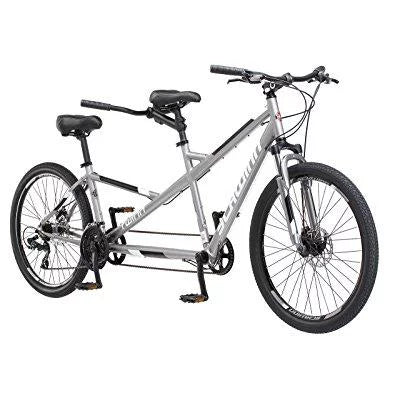 Schwinn twin tandem 20/ one size wheel bicycle, grey one frame size