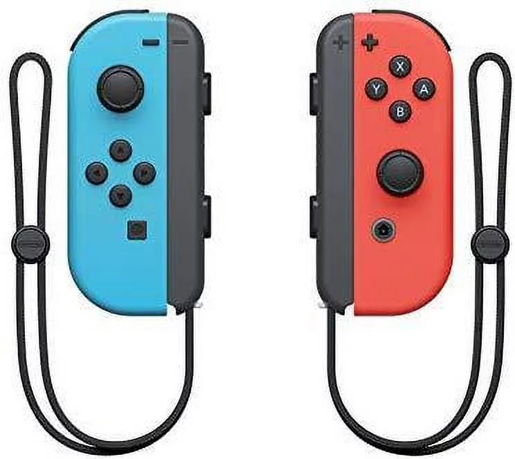 Nintendo Switch Neon Blue&Red Joy-Con + 12 Month Membership + Carrying Case