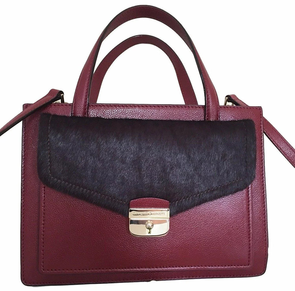 Kate Spade Red Aubergine Hyde Place Small Zarinah Handbag