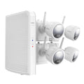 Lorex 2K 4.0-MP 8-Camera-Capable 32-GB NVR System with 4 Outdoor Wi-Fi Battery Security Cameras, White, L4248D-4AA4-E, L4248D-4AA4-E