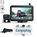 Digital Wireless Rear View Camera with 5″ HD Monitor, Wireless Backup Camera System Fluid Reverse Camera for Trucks Under 33FT