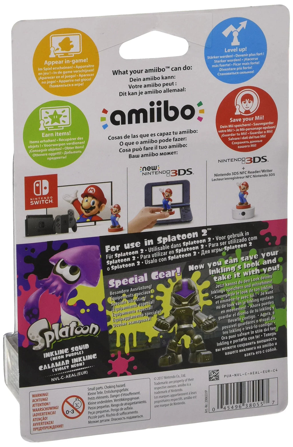Inkling Squid Amiibo Splatoon Collection (Nintendo Switch/3DS/Wii U)