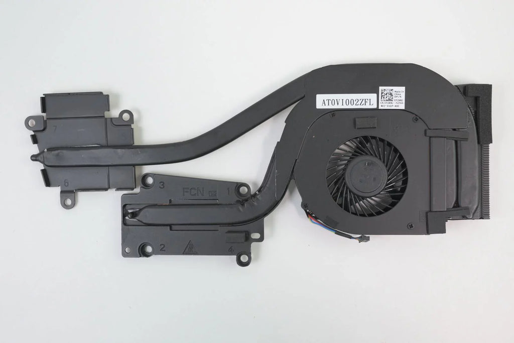 Mobile pc 72XRJ Heatsink and Fan AT0VI002ZSL Latitude E6540