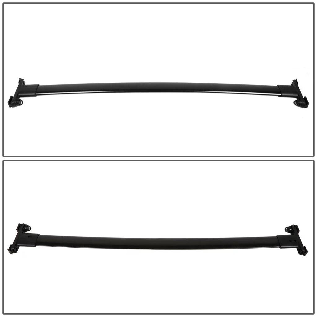 DNA Motoring RR-FEX11 For 2011 to 2015 Ford Explorer Pair Aluminum OE Style Roof Rack Top Crossbars (Black Coated)