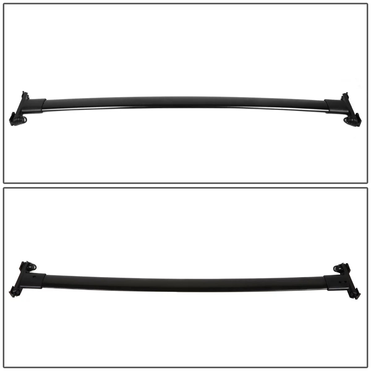 DNA Motoring RR-FEX11 For 2011 to 2015 Ford Explorer Pair Aluminum OE Style Roof Rack Top Crossbars (Black Coated)
