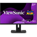ViewSonic VG2756-4K 27 Inch IPS 4K Docking Monitor with Integrated USB C 3.2, RJ45, HDMI, Display Port and 40 Degree Tilt Ergonomics for Home and Office
