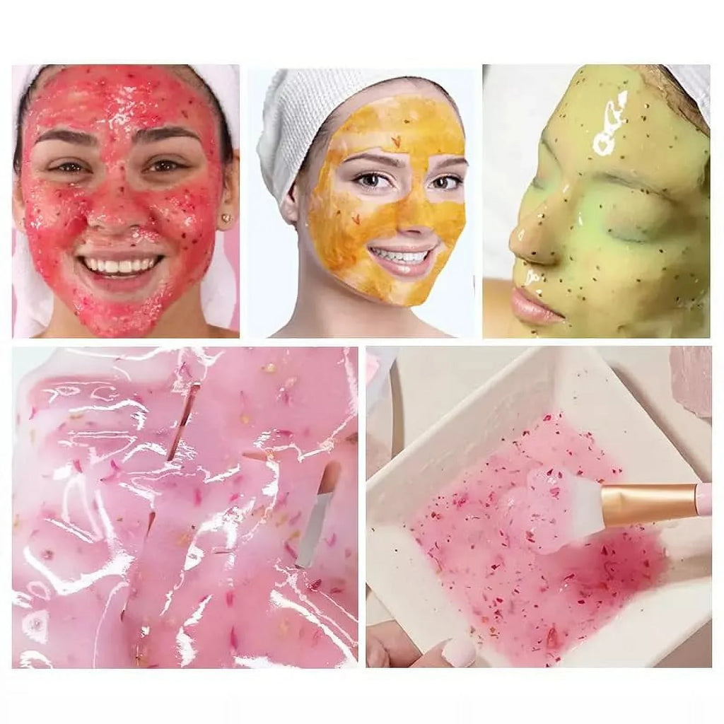 Luminous Skin Lab Antioxidant Goji Jelly Mask, Professional Pack Peel off Facial Mask - Anti-Aging, Reducing Dark Spot & Natural Skin Treatment - Suitable for All Skin Types | 30 fl oz