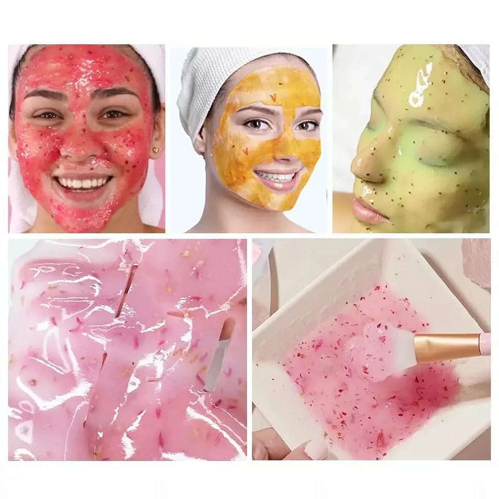 Luminous Skin Lab Antioxidant Goji Jelly Mask, Professional Pack Peel off Facial Mask - Anti-Aging, Reducing Dark Spot & Natural Skin Treatment - Suitable for All Skin Types | 30 fl oz