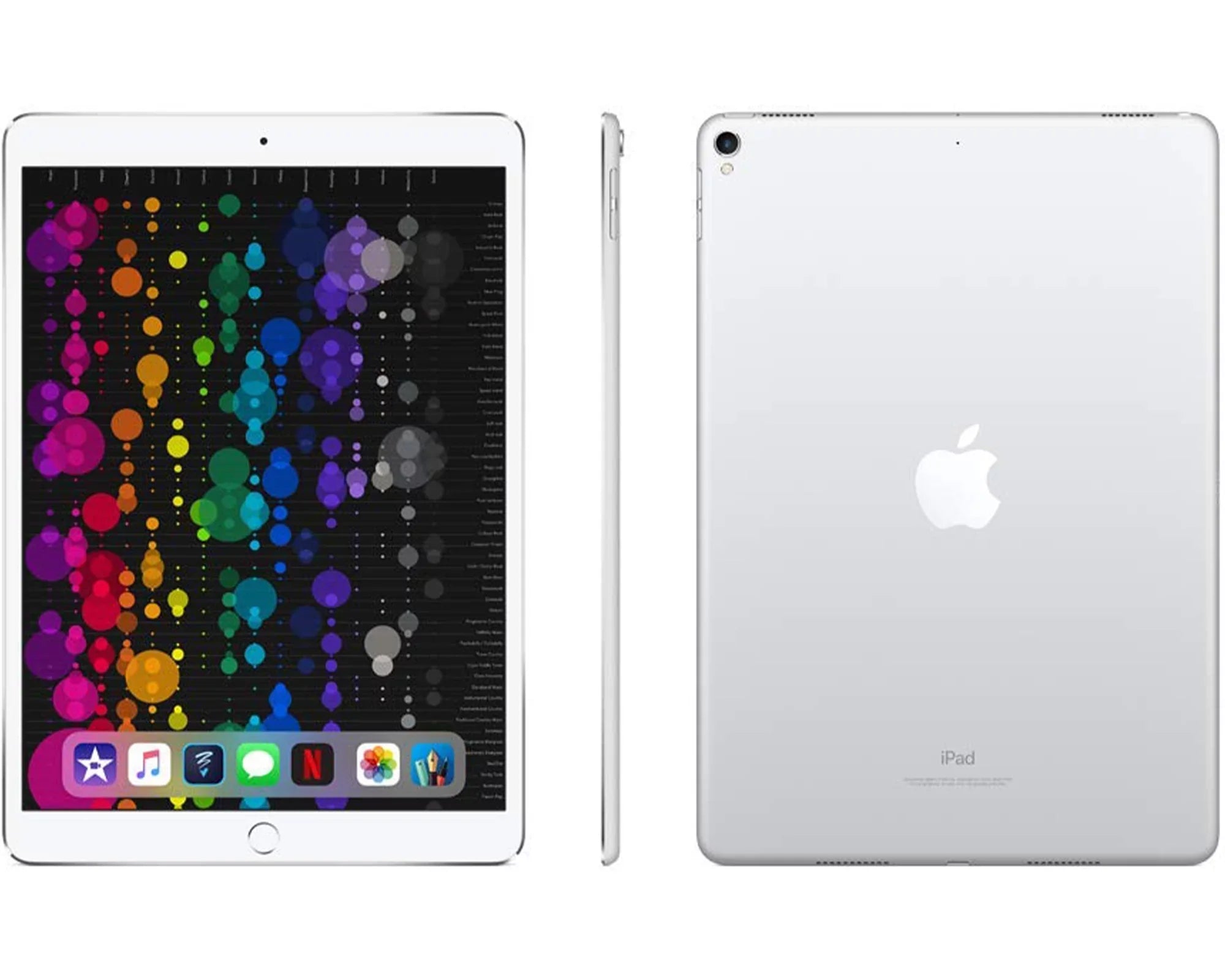 Restored iPad Pro 256GB Wi-Fi + 4G LTE Unlocked, 10.5 - Silver (Refurbished)