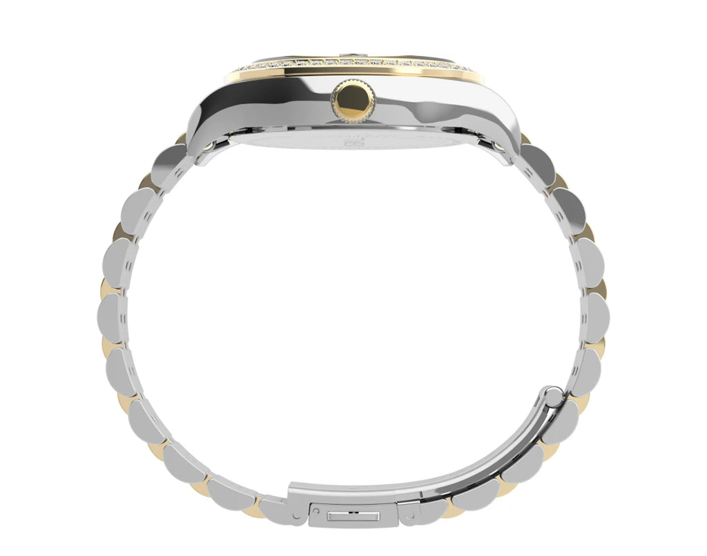 Timex Liquid Legacy with Swarovski� Crystals 34mm Stainless Steel Bracelet Women's Watch